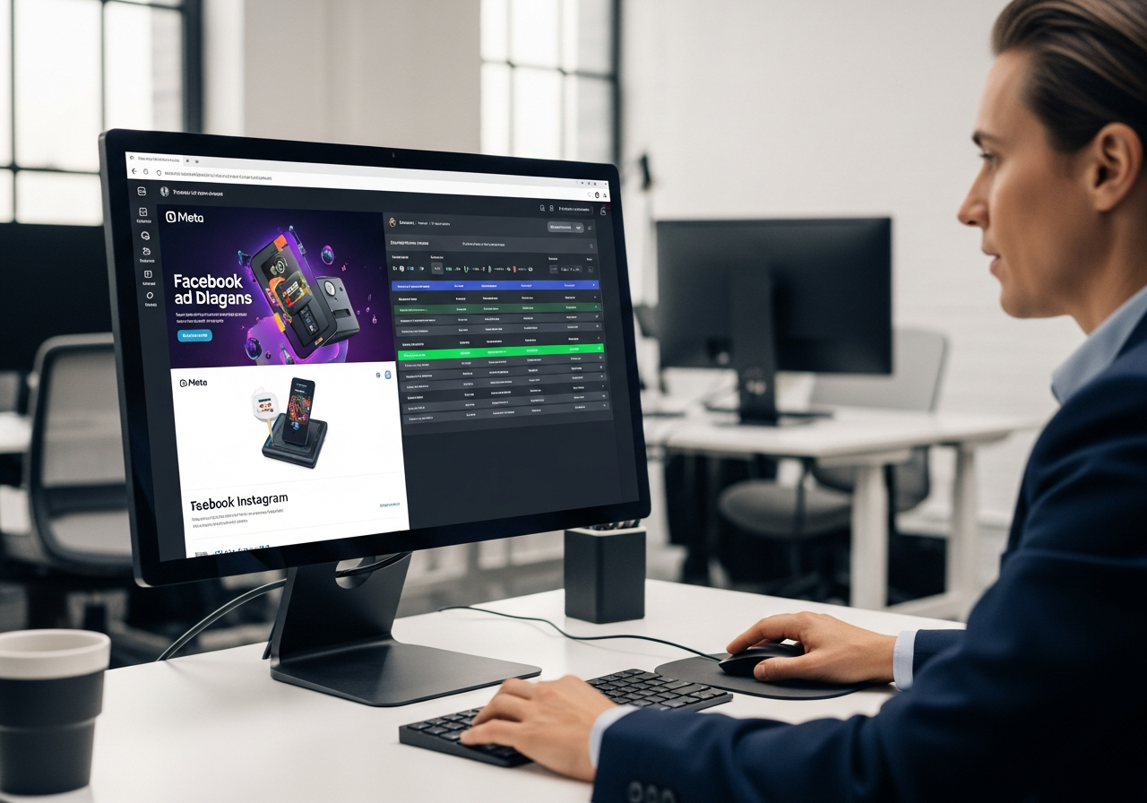 Meta Ads specialist running Facebook and Instagram campaigns