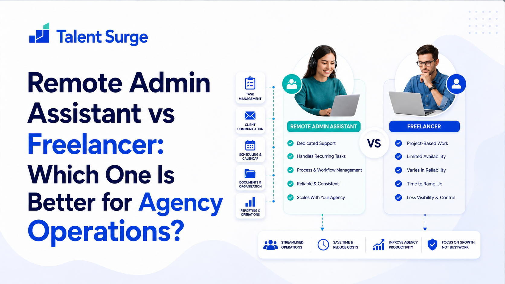 Remote Admin Assistant vs Freelancer: Which One Is Better for Agency Operations?