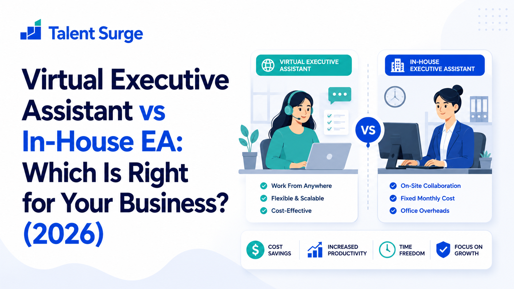 Virtual Executive Assistant vs In-House EA: Which Is Right for Your Business? (2026)